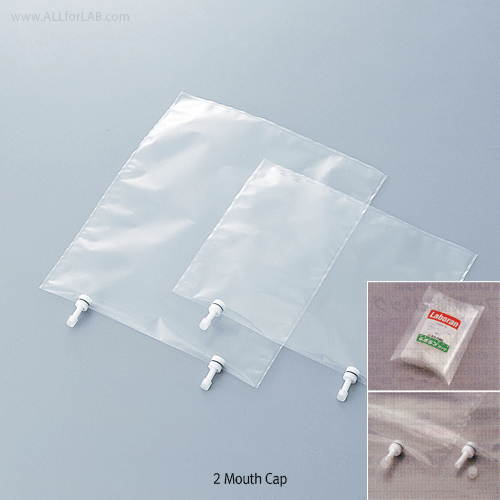 Tedlar® Gas Sampling Bag, Mouth Cap & Stopcock, 1~50LitMade of PVF Film(Tedlar®), EPA cited, 테드라 가스 샘플링백