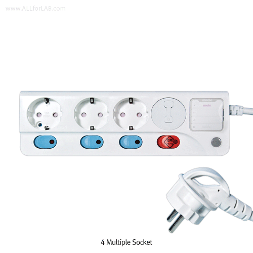 Winners® Power Saving Multiple Socket-outlet, with Earth-type, AC 250V, 15A,1.5~5mWith Individual Power Switch & Power Down Function, Heat-Resistant, Polycarbonate/ABS, 절전 멀티탭 ( 접지 )