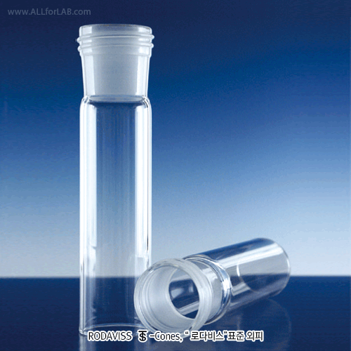 DURAN® RODAVISS® Standard taper -Joint units for Special Screw Made of Borosilicate Glassα3.3, Cap-tight-connection System, RODAVISS® 표준 조인트