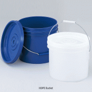 HDPE Bucket, with Tight Sealing Lid, Handle Grip, 13Lit, HDPE 밀폐 버켓