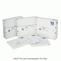 Merck® Thin Layer Chromatography (TLC) Plate, 20×20cm & 5×20cmWith Silicagel Coated Glass·Plastic·Aluminum, 박층 크로마토그래피 판