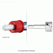 GL14~32 Red PBT Screwcapped PP & PTFE Hose Connector KitFor GL14~32 Screw Thread, -50℃+200℃, <Germany-made>, 스크류 호스 커넥터