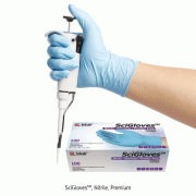 SciGlovesTM Premium Nitrile Exam Glove, KoolTouchTM, Ideal for Soft Heavy-Duty, L240mmWith Textured, Powder Free, Premium Grade AQL 1.5, 고급형 니트릴 실험장갑