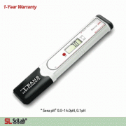 Trans® Pocket pH- & Redox-Tester, “Senz Series”, One-Touch Calibration, Auto-End Point, 0~14pH, -999~+999mVWith Low Battery Alert & Hold Function, IP66 Water Proof, Shock Proof, Floatable, 포켓용 pH- & Redox- 테스터