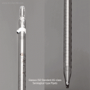 Glassco® ISO Standard AS-class Serological-type Pipets, with Amber Stain Graduation, 0.1~25㎖with Individual Work- or Batch- Certificate, ISO, AS급 “Sero”형 메스피펫