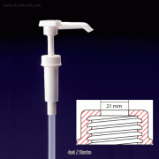 Burkle® Dosi-Pumps® Dispenser, 4㎖, 30㎖ and 100㎖/strokeUsable with Φ21 or 28.5mm Hole Cap, Bottle Excluded, 정량 펌프 디스펜서