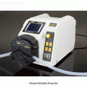 jiPumpTM Anti-corrosive Precise Peristaltic Pump Set, with PPS Module Pump HeadUp to 600rpm, Flow Rate 0.02~3000㎖/min, Large-screen Color LCD Graphic Display, 정밀 액체 연동 펌프, 내부식/내화학성 헤드