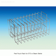 SciLab® Peel Pouch Rack for ETO or Steam Sterile, 10-placesIdeal for Blood Pouch, Stainless-steel, 10 필 파우치 랙