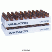 Wheaton® 50-hole Cryovial Workstation PP Rack, 190×100×h22mm, AutoclavableWith 50-hole(5×10) / id Φ12.5mm, Heat Resistant, 50홀 바이알 랙