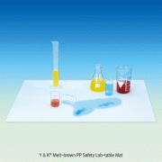 Y & K® Melt-blown PP Safety Lab-table Mat, Thick 0.6mm, w0.5×L60m / RollFor Prevent Contamination Bench Surface, Excellent Absorption, White Roll, 실험실 테이블 매트