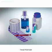 Burkle® Tamper Proof Label, Checkerboard Pattern, Visible Proof of TamperingEach Label Separated From the Roll Individually, <Germany-made>, 개폐방지 라벨