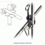 Bochem® Universal Connector, ideal for Lab Frame Φ13mm Grip / 90°angleMade of Malleable Cast-iron / Chrome-plated, 다용도 커넥터