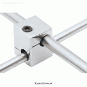 Square Connectors, Φ12~14mm Grip, Zinc-diecastingFor 90˚or 0~360˚angle Connection, Chrome-plated, 4각 커넥터