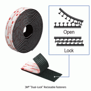 3M® “Dual-Lock” Reclosable Fasteners, with General Purpose Acrylic AdhesiveIdeal for Metal & Glass & Plastic, Temp, Moisture and UV Resistant, 듀얼락 탈부착식“듀얼락”, 강력 양면용