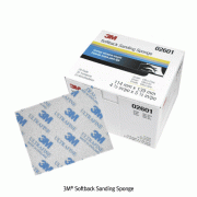 3M® Softback Sanding Sponge, for Handy Sanding, Aluminum Oxide Mineral Coated, 114×139mm, Thickness 5mmIdeal for Sanding Surface, Highly Versatile Abrasive, Waterproof, Grit 120~1,500, 스폰지연마재, 페파