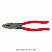 압착뺀치, High Leverage Side Cutting Pliers