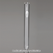 Borosilicate Glass 3.3 Heavy-wall Test Tube, with Straight Rim, 3~56㎖Ideal for Culture Caps, Uniform Wall thickness, DIN/ISO, 보로글라스 시험관