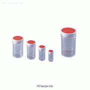 PS Comfort Stopper Sample Vial Glassy-clearPolystyrene, 5㎖~200㎖, 투명 PS 스토퍼 바이알