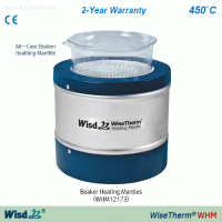 DAIHAN-brand® Aluminum-case Beaker Heating Mantles, “WHM”, 100 ~ 10,000ml, 450℃For Beaker, with Nickel Chrome Heating Element, K-type Thermo-sensor Integrated, Option-Controller, with Certi. & Traceability<br>알루미늄케이스 히팅맨틀, 비커용, K-type 온도센서, 자력교반기와 사용 가능, 