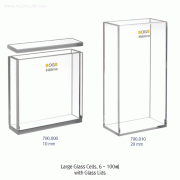 Large Glass Cells, 6 ~ 100㎖with Glass Lids