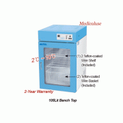 DAIHAN®2℃~10℃ Vaccine & Pharm. Refrigerator “Ref.P”, 105 & 295Lit, Medicaluse approved With Microprocessor PID Controller, 60mm(t) Polyurethane Insulation, Vacuum Sealed Glass Door, CFC/HCFC-Free, Forced Air Circulation Wire Shelf, Superior Temp Uniformit