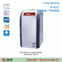 SciLab® 4~45℃ 20 Lit Mini-Low Temperature Incubator & Shaking Incubator, “WiseCube® SIR-20 & SIRS-20”