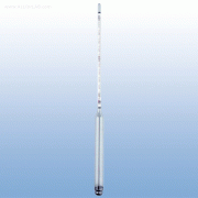 Alla® Wide-Range Hydrometer, for General Purpose, 0.200 - Ranges, ISO“D048” 0.600~2.000 g/㎖, Divi. 0.002 g/㎖, L300 mm, 광역비중계