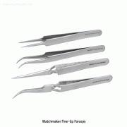 Watchmaker Fine-tip Forceps, Stainless-steel, L 1 05 & 1 20mmWith Straight · Curved · Self-closing type, Non-magnetic, 스텐레스 정밀팁 포셉, 비자성