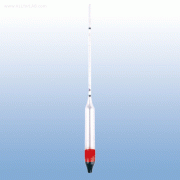 Alla® High Precision Alcohol Hydrometer, with Certificate of ConformityWith certi., 0. 1 % Vol, 0~ 1 00% Vol., 초정밀 주정계