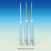 Hydrometer for Sea-water, 0.0005 g/㎖ divi., Length 27cm, 해수/담수 비중계