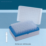 BioTube TM 96-Place PP Rack Box-set, Sterile or Nonsterile, without Surface TensionWith 1.1㎖ Tubes Individually or 12 Strips of 8 tubes, -190℃~+121℃, BioTube TM 96 바이오튜브 랙박스 셋트