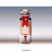 Wheaton® 11 mm Crimptop Vial, Φ12×32mmWith 0.3㎖ Volume Insert, Complete-Case