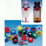 Wheaton® 9mm Screw-Top, 12×32 mm LVI / ABC® Vials & Cap0.3 ml, Glass, Sealed-in Limited Volume Insert, Vial / Cap Complete-case