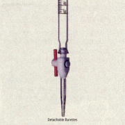 Witeg® Detachable Burettes, with Replaceable PTFE Stopcock, Class B, 25~100mlPTFE 코크 분리형 뷰렛, ISO/DIN, B급