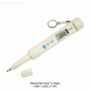 Trans® Marine Salt Tester, Measuring Specific Gravity, Salinity and Temp., 5~40ppt, 1.000~1.32SG, 0~70℃ with Automatic Temperature Compensation, Easy One Touch Calibration, 디지털 휴대용 염도 테스터