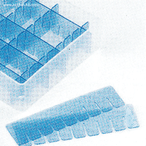 Camlab® 4~81 holes Height Adjustable Freezer Box, PP, Dividers-Option, Autoclavable<br>For 0.5~2㎖ Tubes & Vials, 칸수/높이 조절식 냉동박스