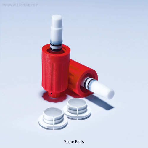 Pyrex® Rotaflo® High-Vacuum 3-Way Stopcock, with 2 PTFE Valves, 10-9 Torr<br>Made of Borosilicate Glass α3.3, <UK-Made> 3방 고진공 Teflon 니들밸브/콕