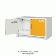 DAIHAN® Premium 90min-resistant Flammables Safety Cabinet “SCF90”, Type 90 by EN14470-1 Standard, 103~720 Lit<br>With 5-Layer Fireproof Structure(Powder-coated Steel·Ceramic-fiber Hybrid·Calcium Silicate Microporous·Gypsum·Melamine-coated Plywood)<br>Auto