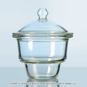 DURAN® Premium General Purpose Desiccator with Knobbed Lid, 100-~300-type<br>Without Plate, Boro-glass 3.3, 일반 데시케이터, 중판 별도