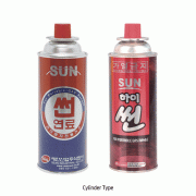 Butane Gas for Burner, Cylinder-type(220g) & Stove-type(230g & 450g), 부탄 가스