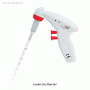 Microlit® Comfort Grip Pipet fillTM, with 2 LED Lamp for Battery Status, for 1~100㎖ Pipets<br>With Light Weight/-Rechargeable Battery 220V Charger, Fully Autoclavable, 피펫에이드