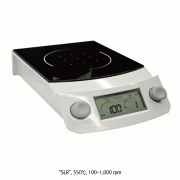 SI Analytics® 550℃ Laboratory Hotplate Stirrer “SLR”, Glass Ceramic Plate, 100~1,000 rpm<br>With Set/Actual Temp. Display, Speedy Heat-up or Controlled Temp. Adaptation, 디지털 가열 자력 교반기