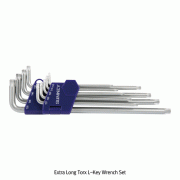 9Pcs 별 엑스트라 롱렌치 세트, Extra Long Torx L-Key Wrench Set / 9Pcs, T10~T50