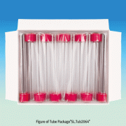 SciLab® Premium GL-screwcap Tube, Boro-glass 3.3, Excellent for Multi Function, 11~280㎖<br>With PTFE/Silicone Septa (3mm-thick) Sealed DURAN® PBT Cap & Uni-PP Cap, DIN GL14~45, 프리미엄 스크류캡 시험관